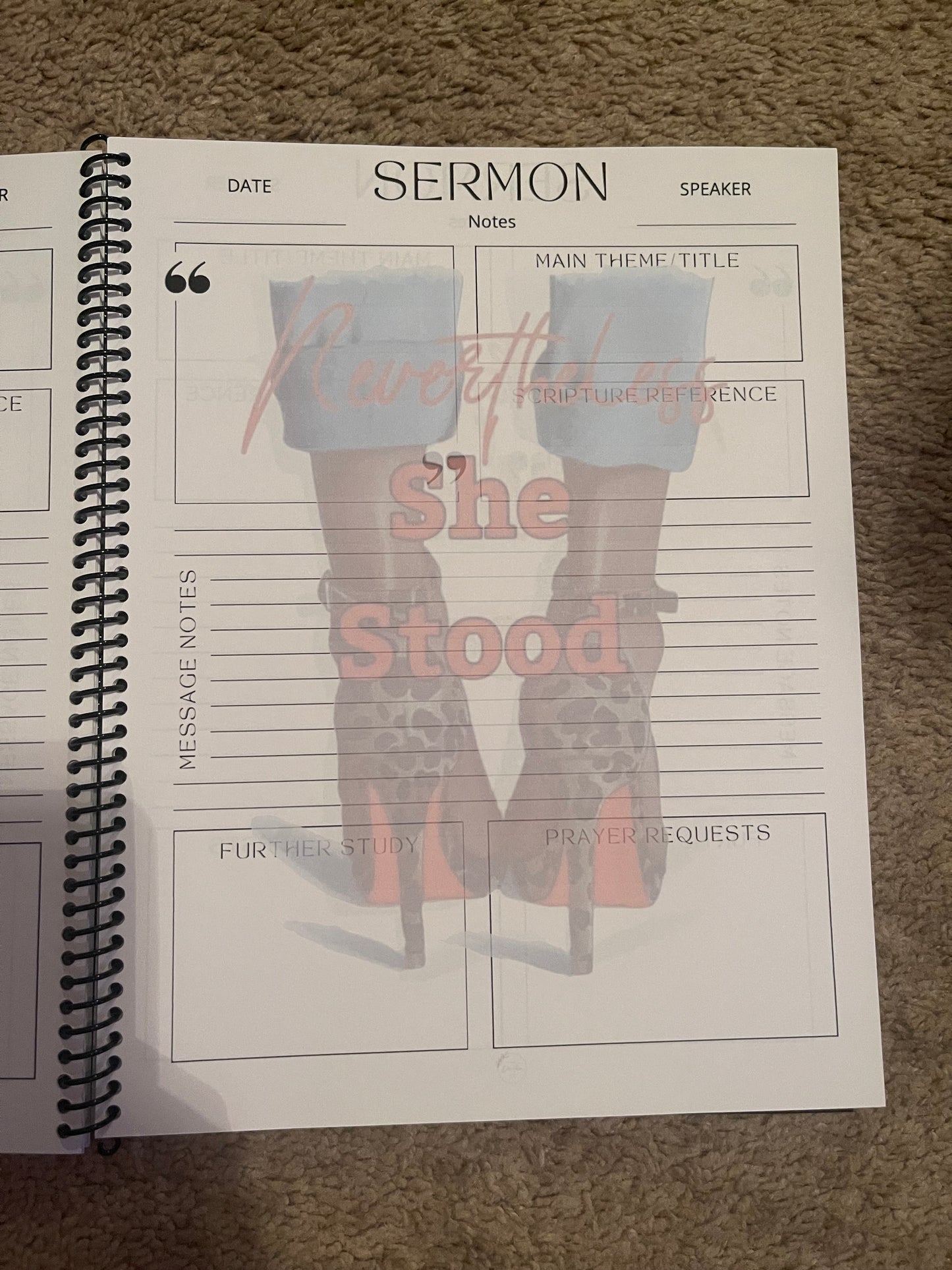 Sermon Notes Journal