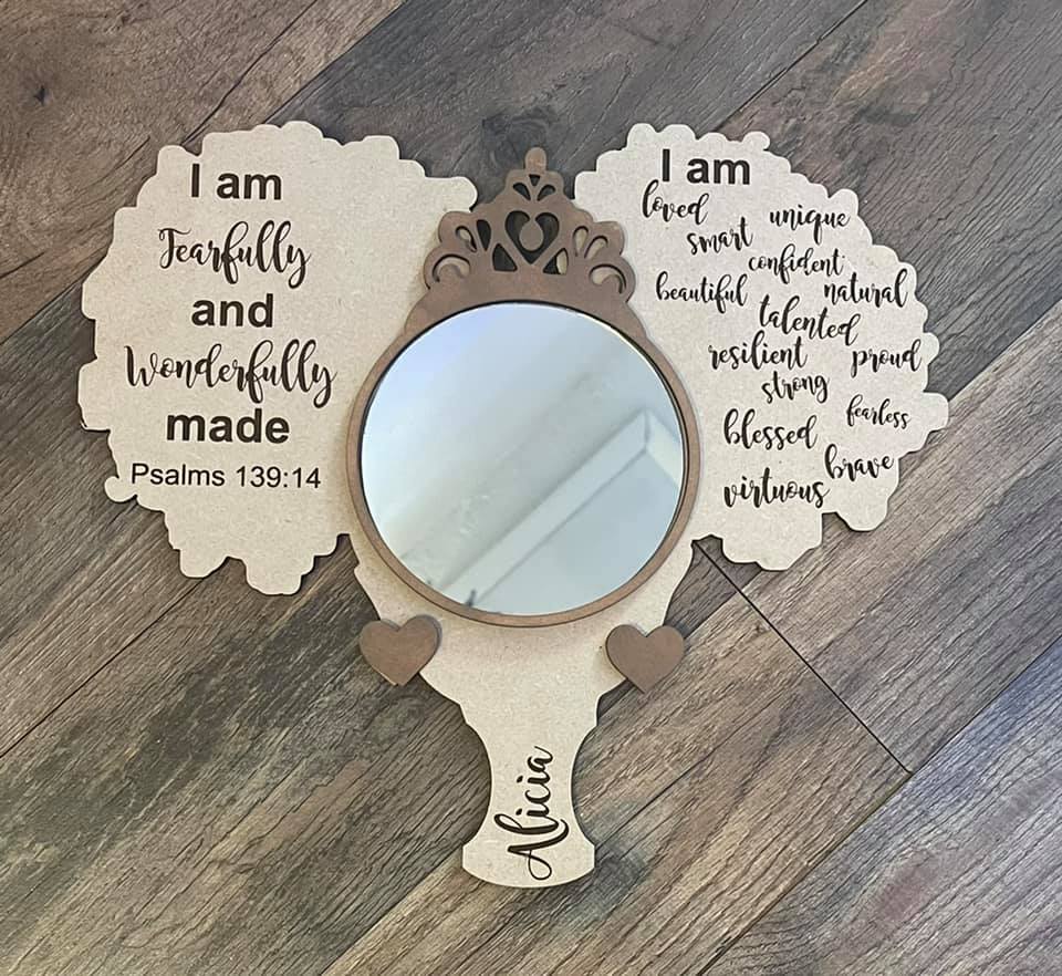 Handheld Affirmation Mirror