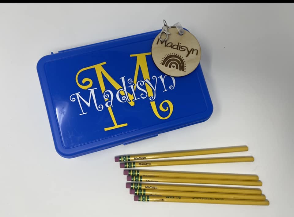 Personalized Plastic Pencil Box