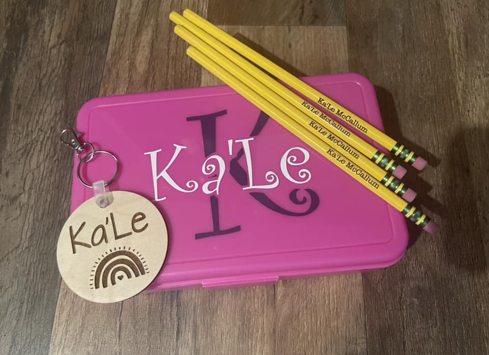 Personalized Plastic Pencil Box