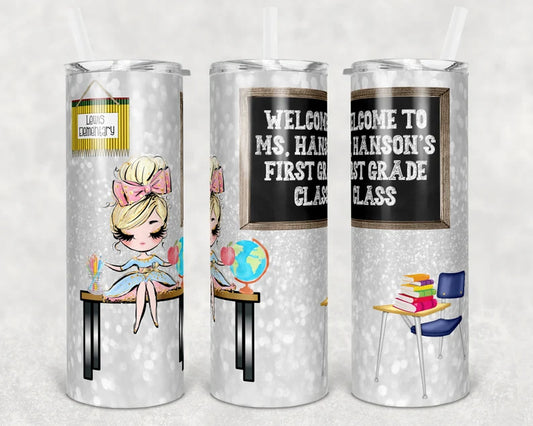 Glitter Teacher Tumbler